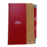 Note Pad and Pen - Red