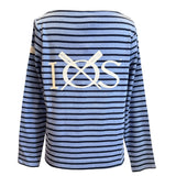 Joules Womens Stripe Harbour - Blue Marl