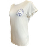 Quality Rolled Sleeve T-Shirt - Women's Fit - Off White