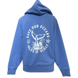 Save Our Oceans Hoodie - Relaxed Fit - Bright Blue