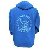 Save Our Oceans Hoodie - Unisex Fit Sapphire