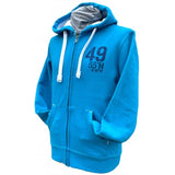 Scilly Sail Flag Full Zip Hoodie - Unisex Fit - Malibu