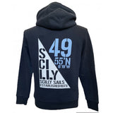 Scilly Sail Flag Hoodie - Unisex Fit - Navy