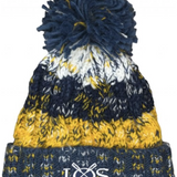 Corkscrew Pom Pom Beanie - Morning Frost
