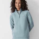 Crew 1/2 Zip Sweat - Womens Fit Green