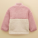 Girls Tilly Zip Through Colourblock Fleece