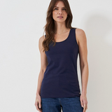 Womens Crew Vest - Navy