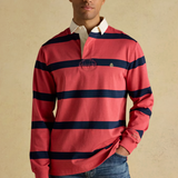 Joules Rugby Shirt - Red/Navy Stripe