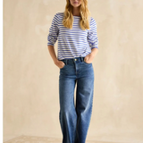 Joules Womens Stripe Harbour - Blue  Stripe