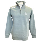 Unisex 1/4 Zip Ships and Waves Sweat - Sage