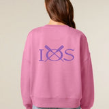 Organic IOS Sweatshirt - Boxy Womens Fit - Bubble Pink