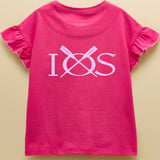 Girls Waverley Pink Frill T-Shirt