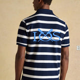 Joules Woody Polo - Unisex Fit - Navy/White Stripe