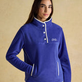 Joules Blue Funnel Neck Fleece