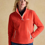 Joules Red Funnel Neck Fleece