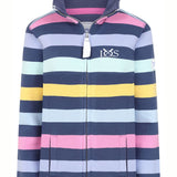 Lazy Jacks IOS Embroidered Full Zip Sweatshirt - Women's Fit - Winter Watercolours