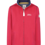 Lazy Jacks Womens Full Zip Sweatshirt - Cherry