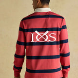 Joules Rugby Shirt - Red/Navy Stripe