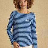 Joules Womens Stripe Harbour - Blue Marl