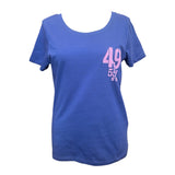 Scilly Sail Flag Rolled Sleeve T-Shirt - Women's Fit - Dusk